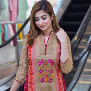 Cotton Kurta Pastel Brown